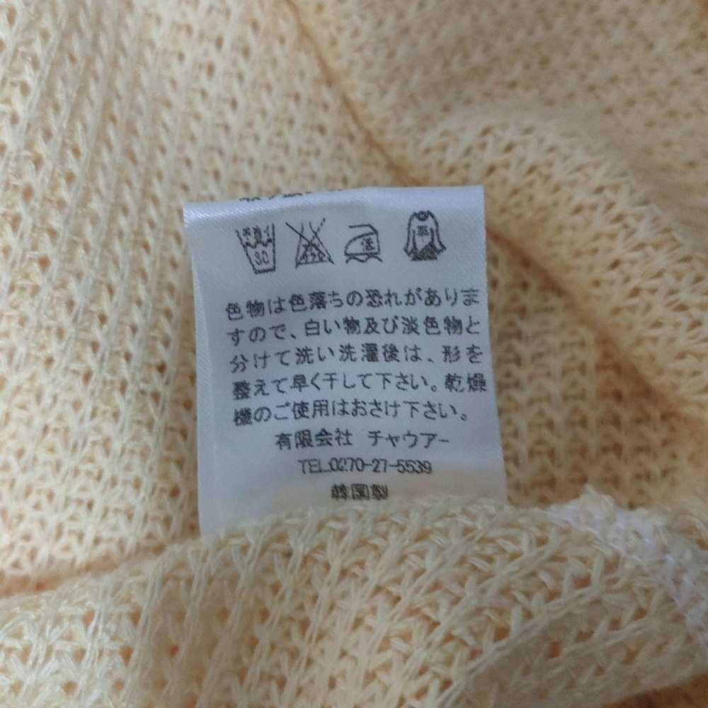 【Asia】Châu A Summer Knit Yellow Size F - image 12