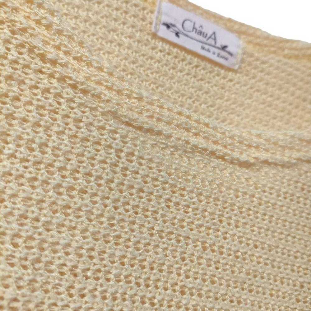 【Asia】Châu A Summer Knit Yellow Size F - image 9