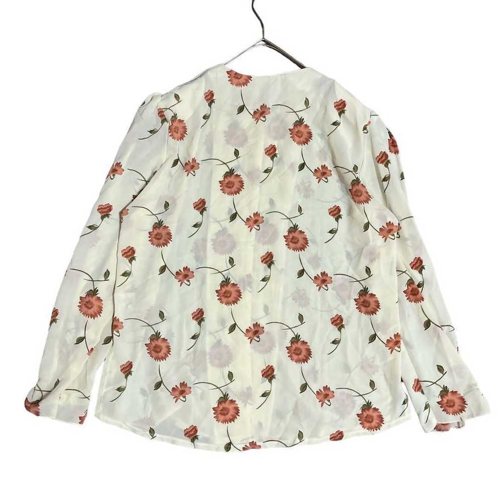 T2584 Floral Pattern Bejeweled Blouse【F】Bejeweled… - image 2