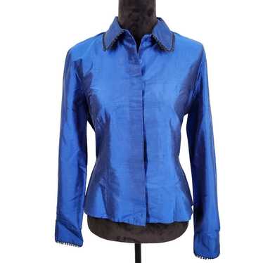 Collin Creek 100% Silk Blouse 8