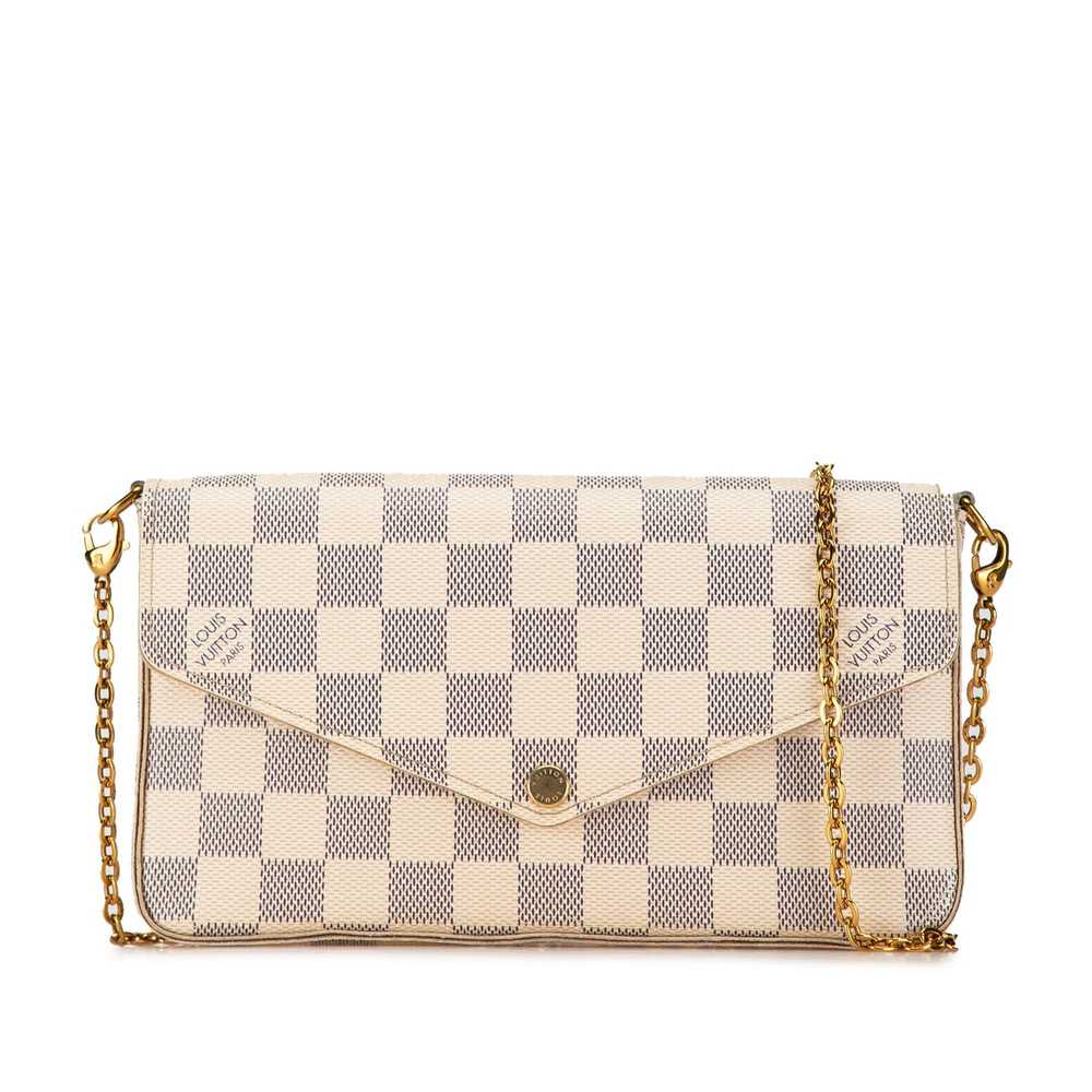 Louis Vuitton Louis Vuitton Damier Azur Pochette … - image 1