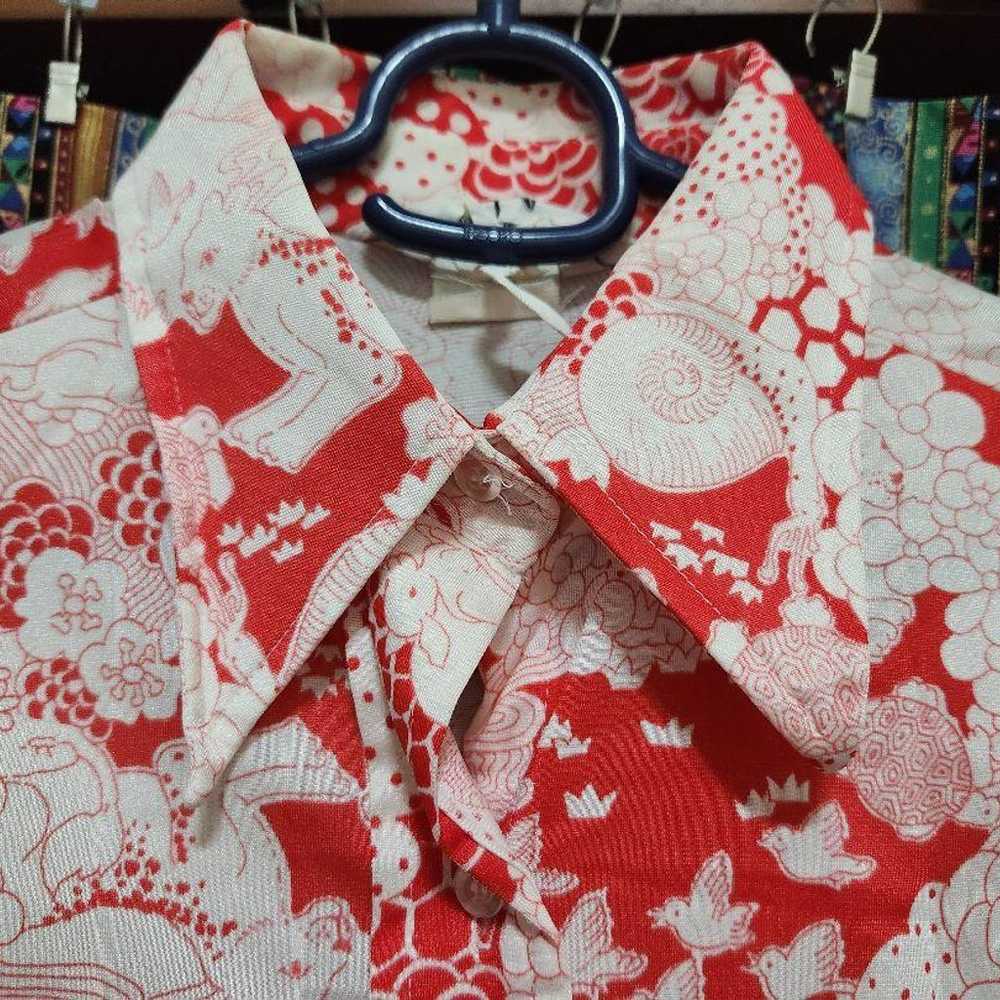 Patterned shirts, vintage, Showa retro. - image 3