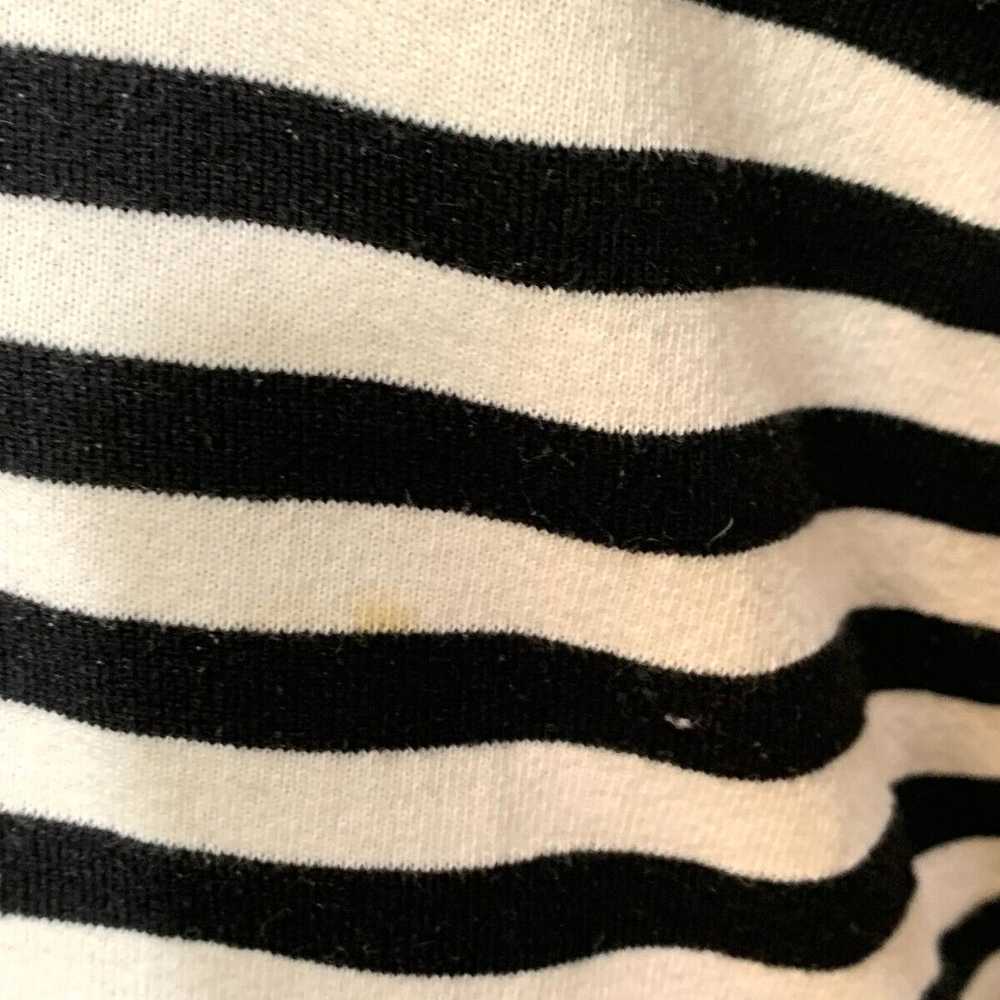 n: Philanthropy Black/White Striped Distressed Sw… - image 7