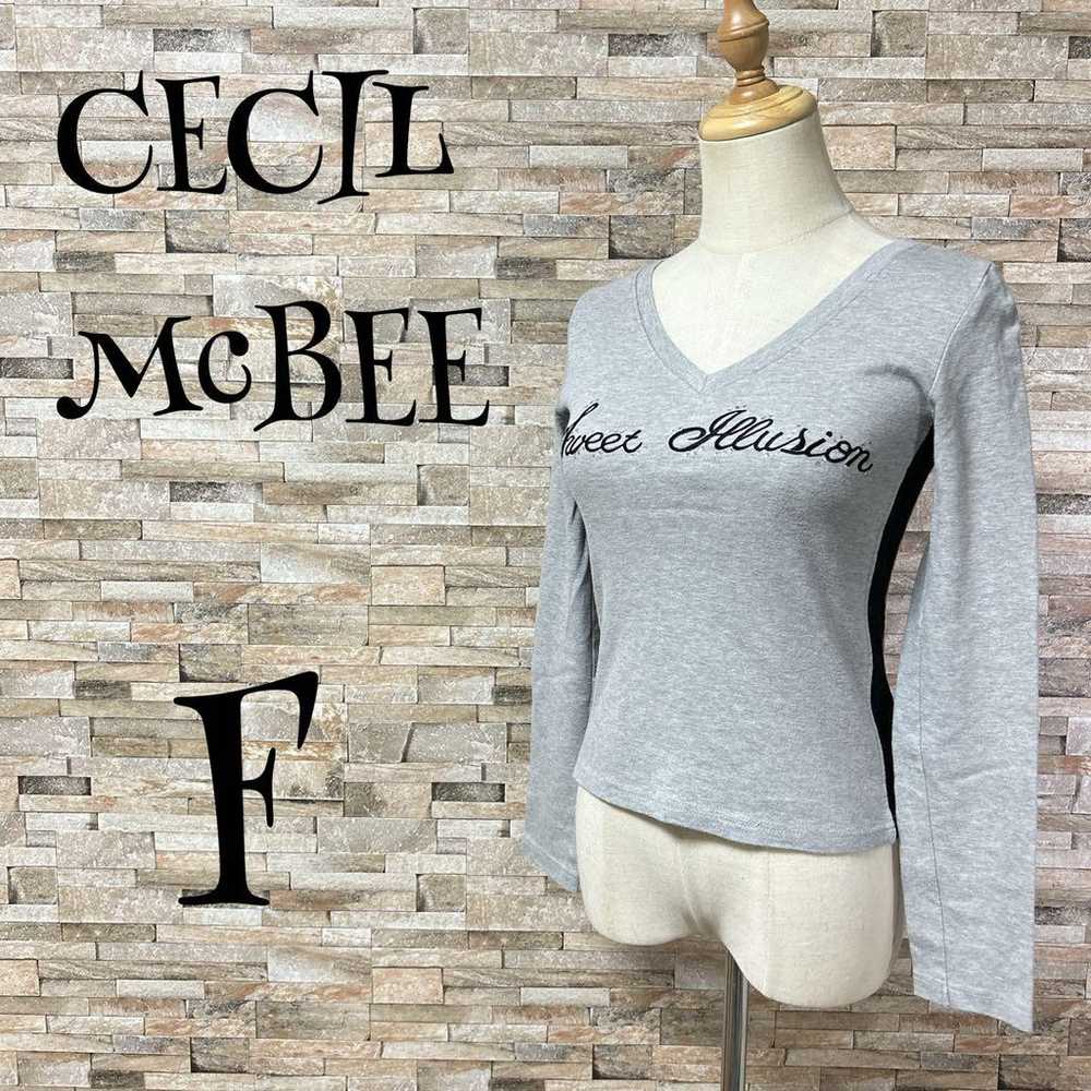 【Cecil McBee】 T-shirt Cut and sew Tops Long sleev… - image 1