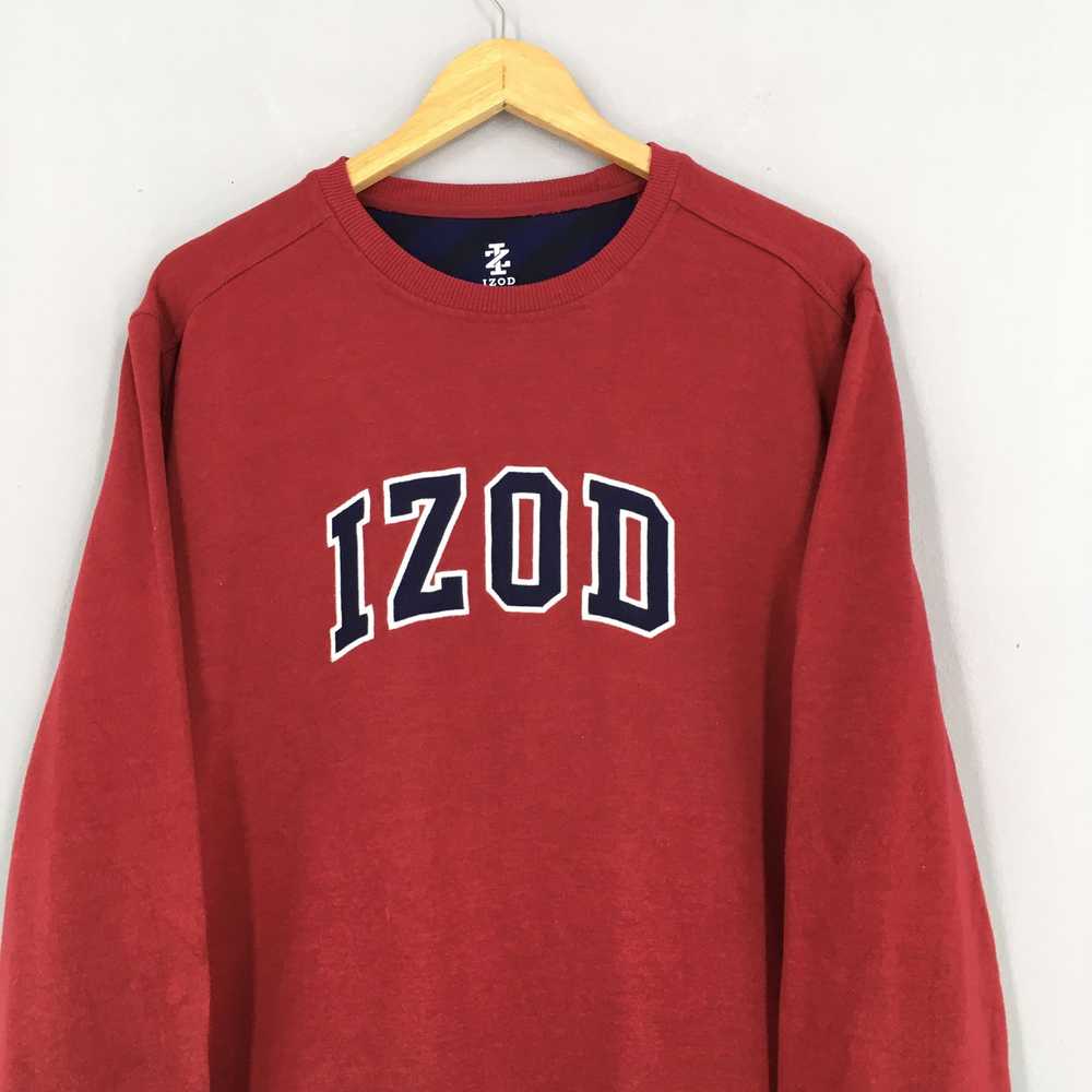 Izod × Vintage Vintage Y2K Izod Sportswear Red Sw… - image 2