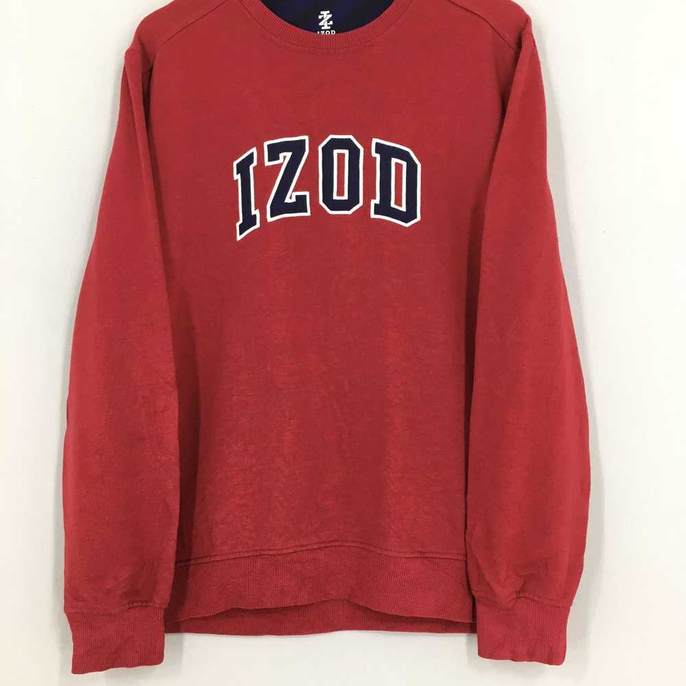 Izod × Vintage Vintage Y2K Izod Sportswear Red Sw… - image 3