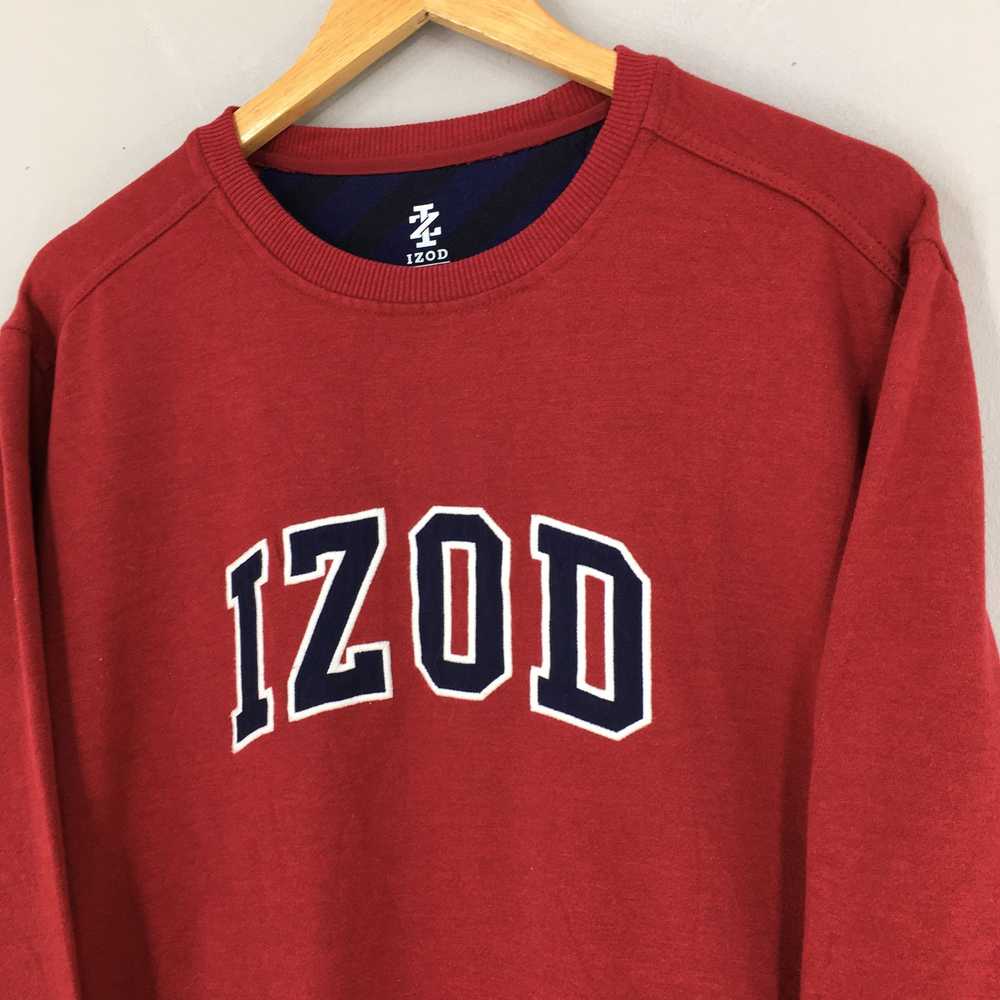 Izod × Vintage Vintage Y2K Izod Sportswear Red Sw… - image 4