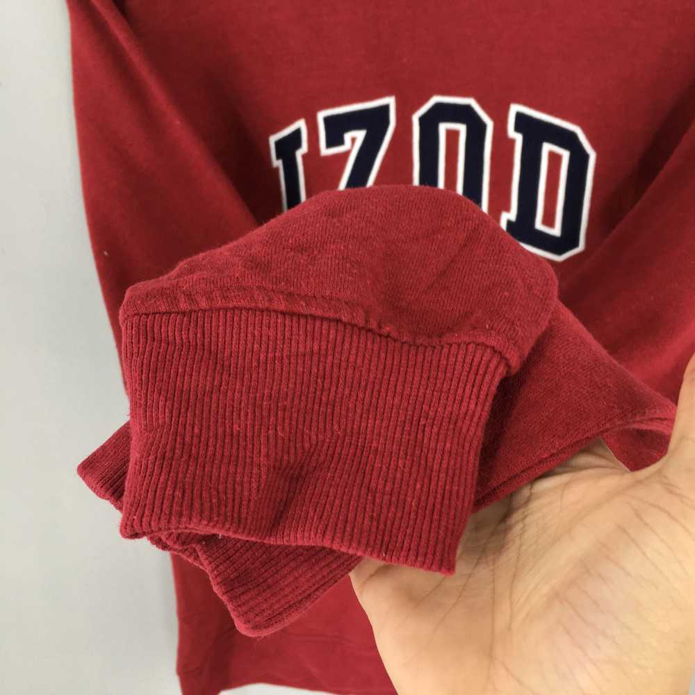 Izod × Vintage Vintage Y2K Izod Sportswear Red Sw… - image 5