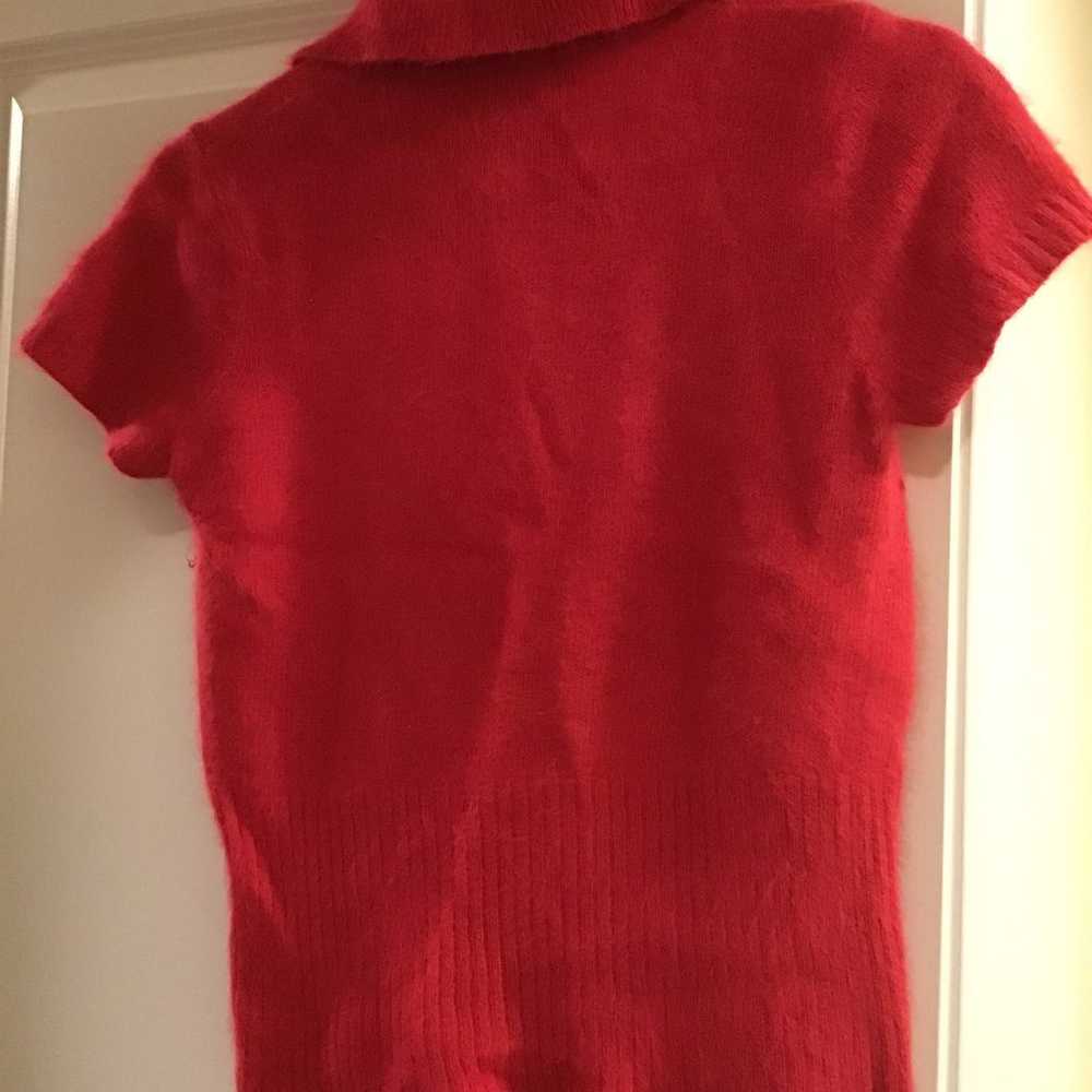 Vintage Angora Short-Sleeve Polo, XS - image 6