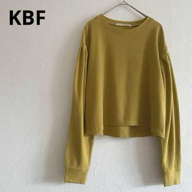 KBF Urban Research Knit Cutsew Boat Neck Long Slee