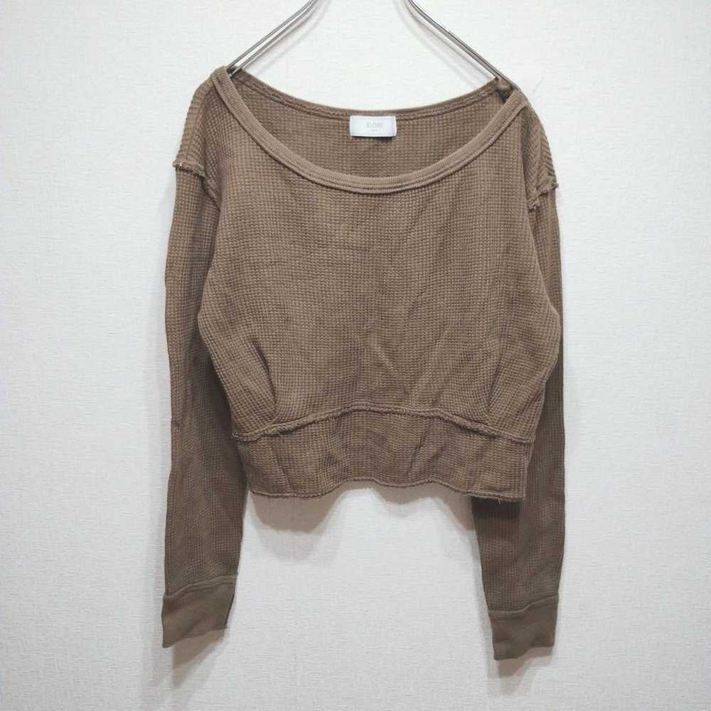 Slow Vena [F] Boatneck Cut T-shirt Short Length 1… - image 12