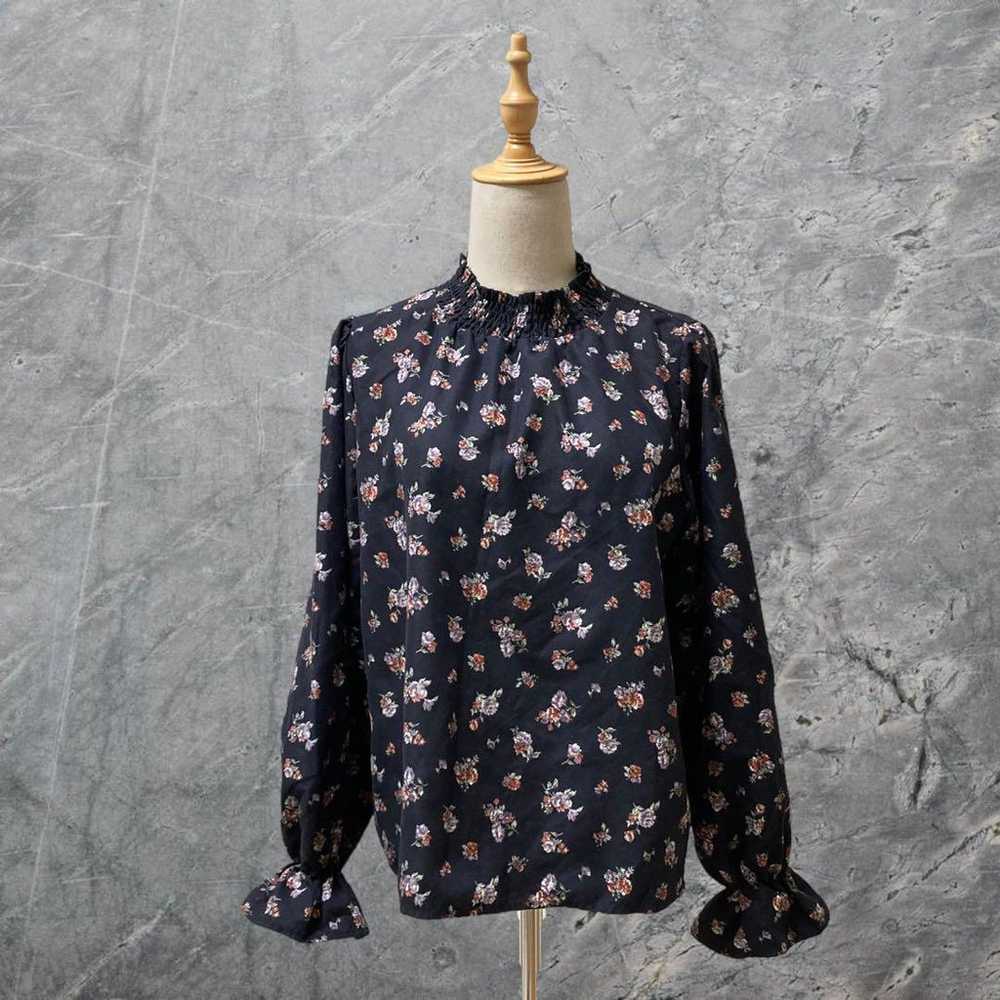 【LISTING TWO】Long-sleeved blouse F Navy Dark blue… - image 8