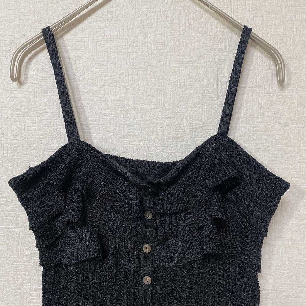 "Lunie" * Camisole * Frill * Mesh * Black - image 3