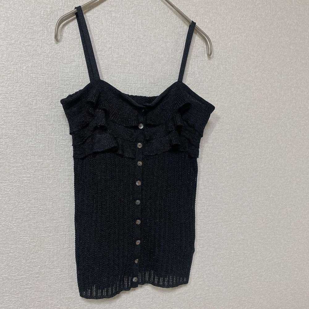 "Lunie" * Camisole * Frill * Mesh * Black - image 7