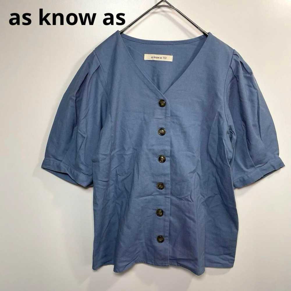 as know as Ladies Short-Sleeve Shirt Blouse Top - image 1