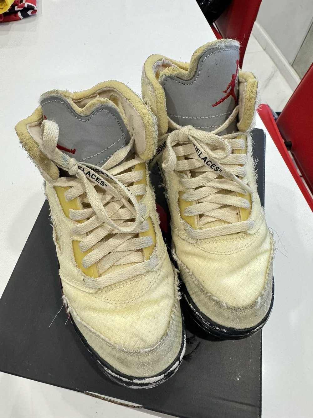 Nike × Off-White Jordan V x Off White size 13C Be… - image 5