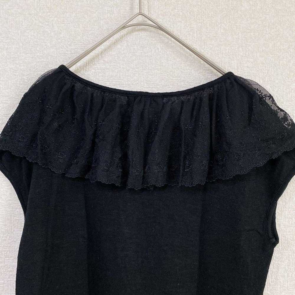 "Marie Ceres" *Thin Knit* Short Sleeve Top* Lace*… - image 8