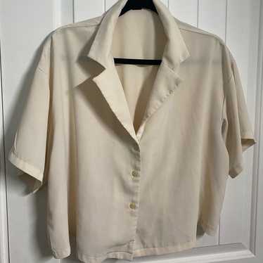 Cream top women size 1XL - image 1