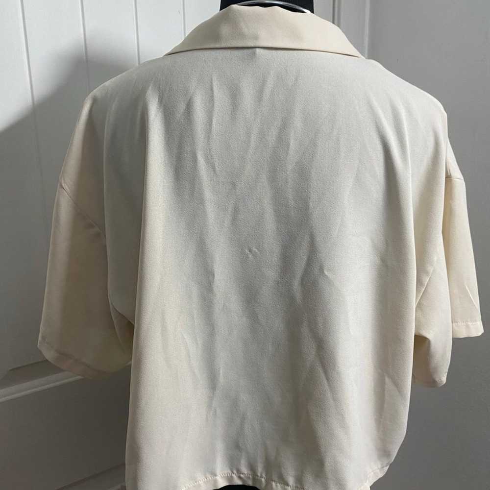 Cream top women size 1XL - image 3