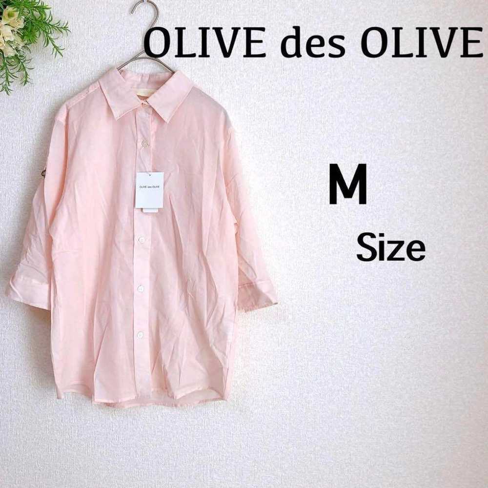 【Tagged!】"Olive de Olive" (M) * Short-sleeved shi… - image 1