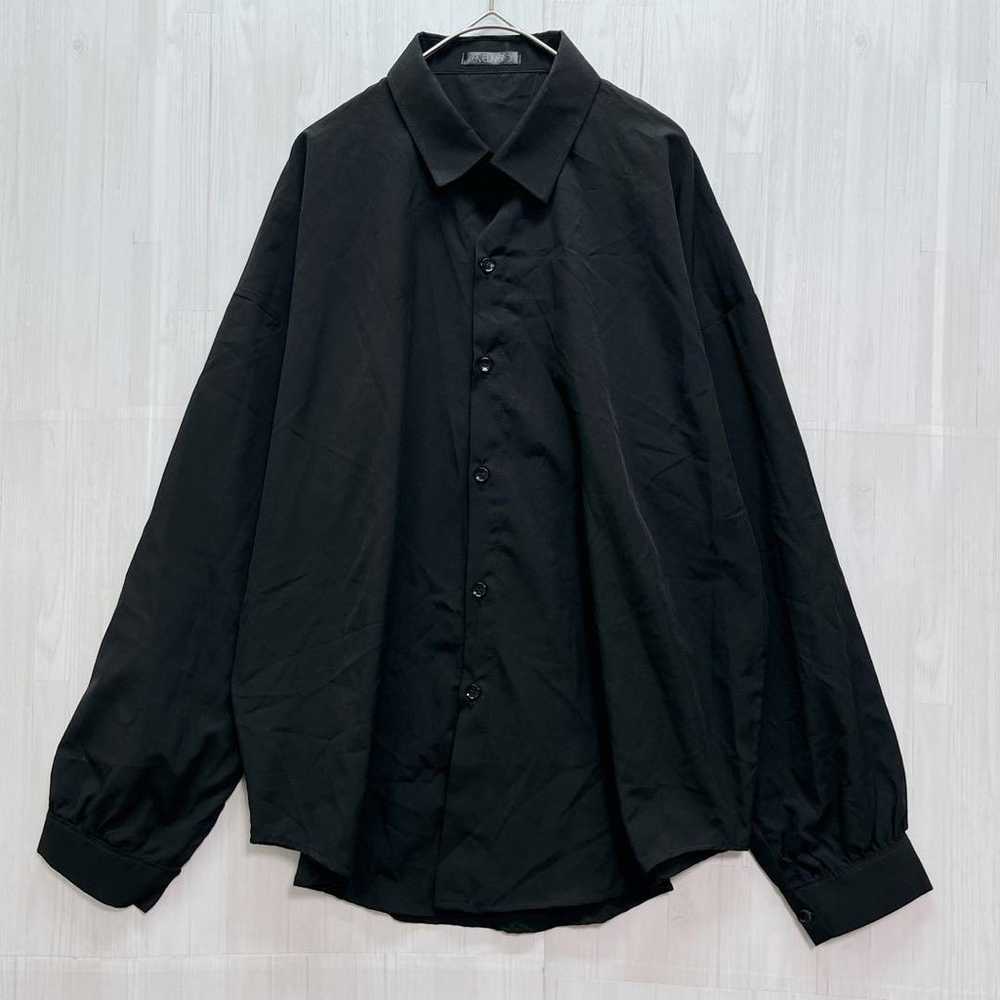 ELNERO Simple Black Shirt Long Sleeve Black - image 1