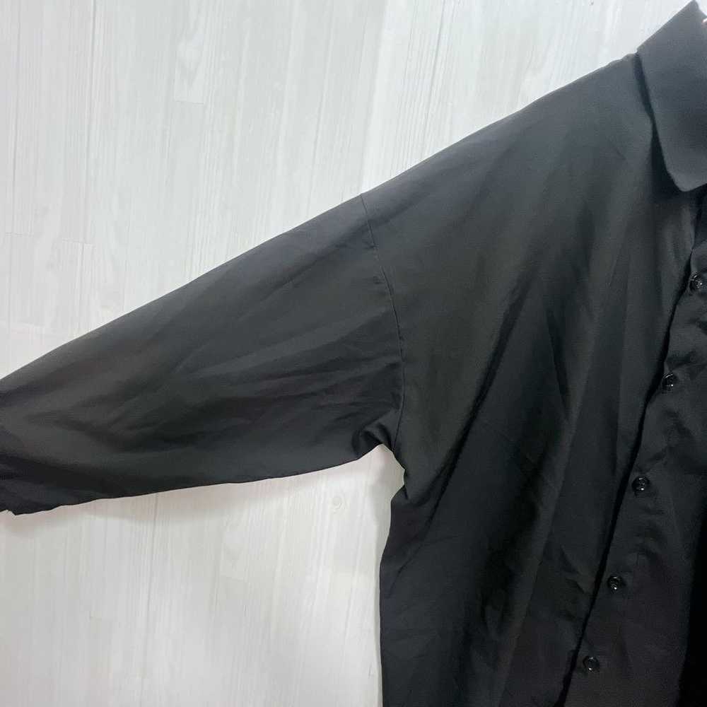 ELNERO Simple Black Shirt Long Sleeve Black - image 5