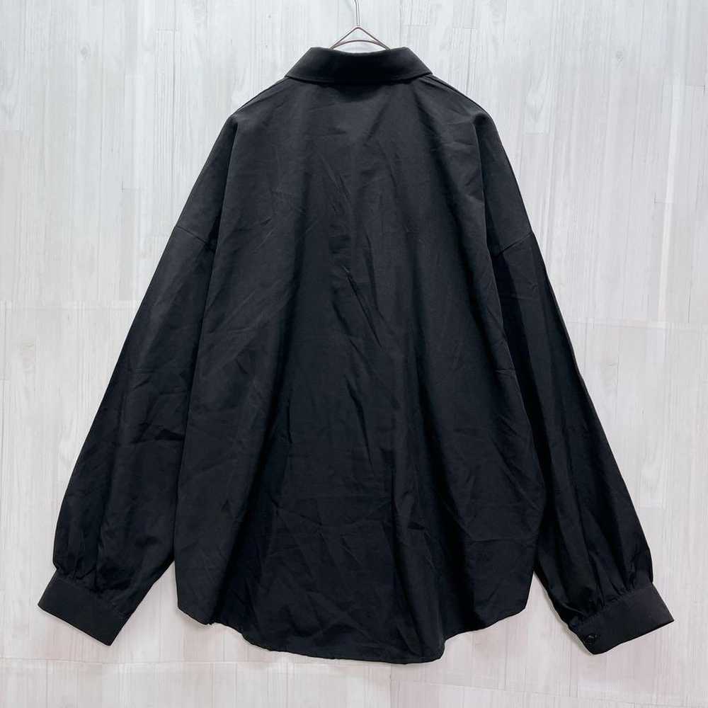 ELNERO Simple Black Shirt Long Sleeve Black - image 7