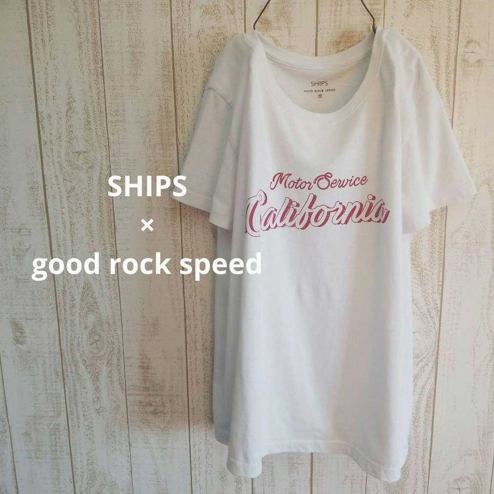 SHIPS×good rock speed T-shirt - image 1