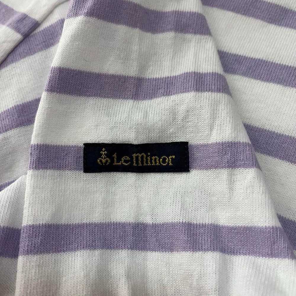 TOMORROWLAND Le Minor Border Cotton Pullover - image 8