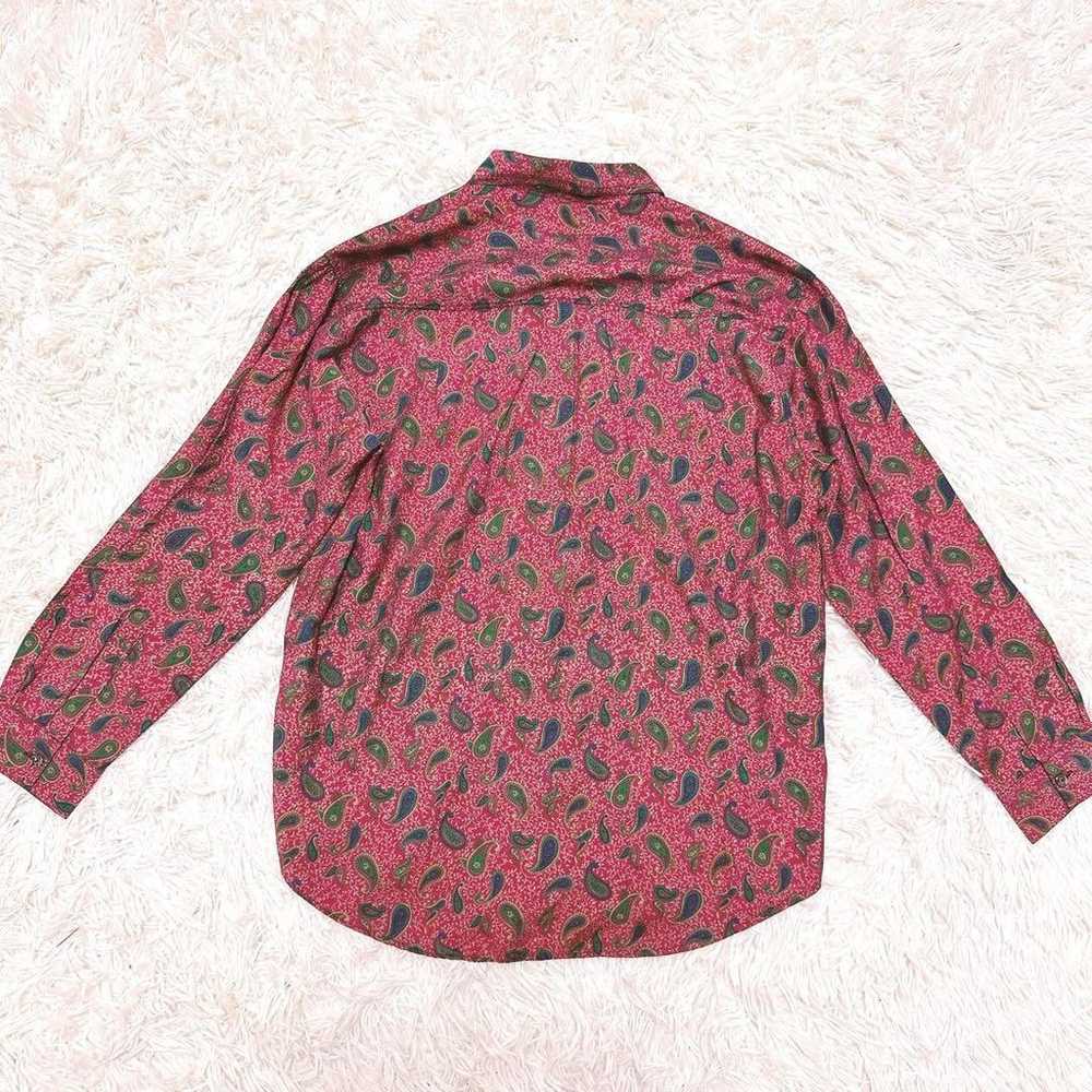 【Vintage】Paisley Long Sleeve Shirt, Showa Retro, … - image 7