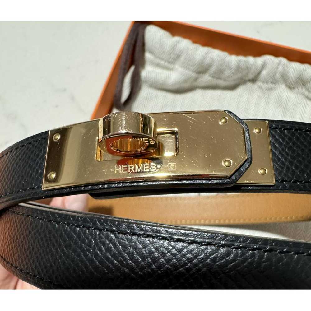 Hermès Kelly leather belt - image 5