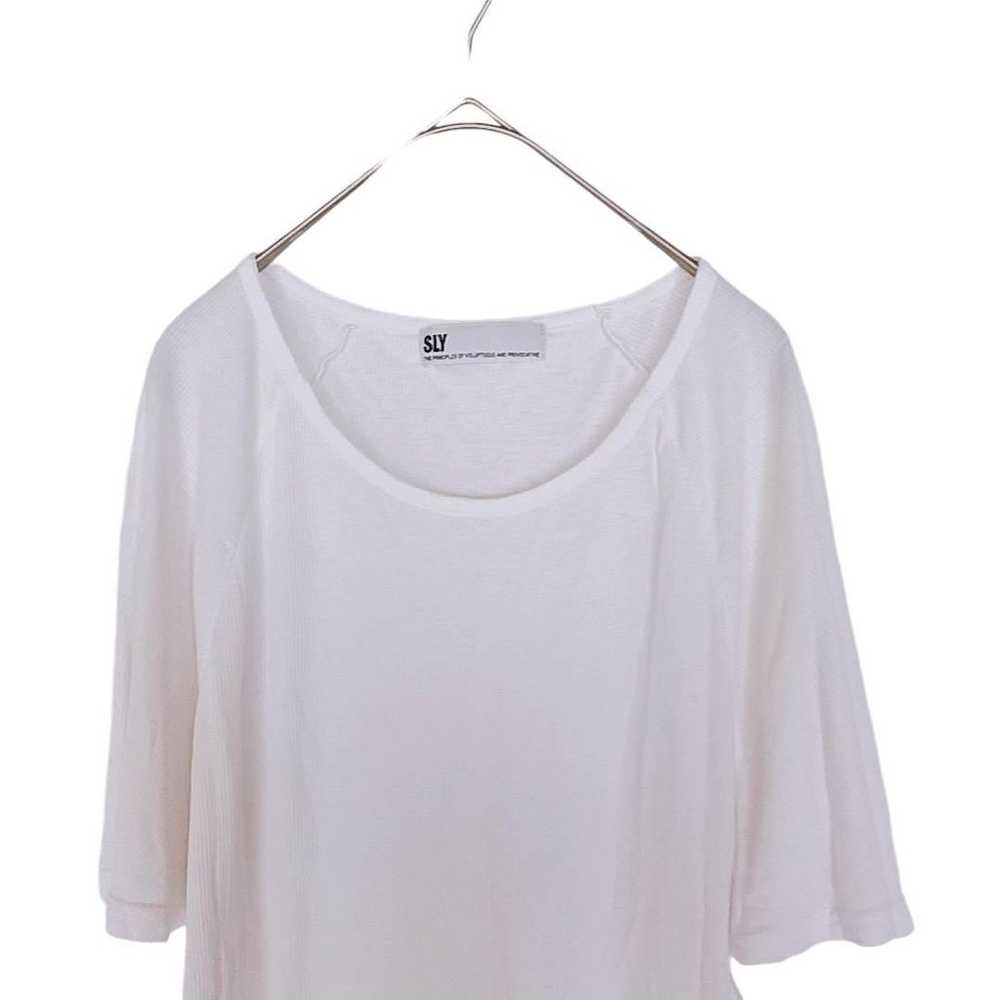 【SLY】Tops Casual Loose Fit Business Simple Figure… - image 4