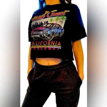 West coast customs authentic ladies crop top size 