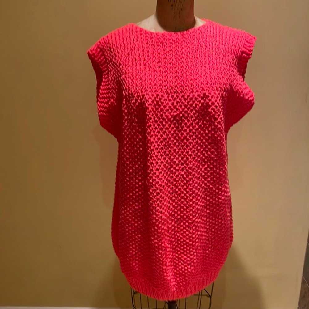 Vintage handmade knit top - image 1