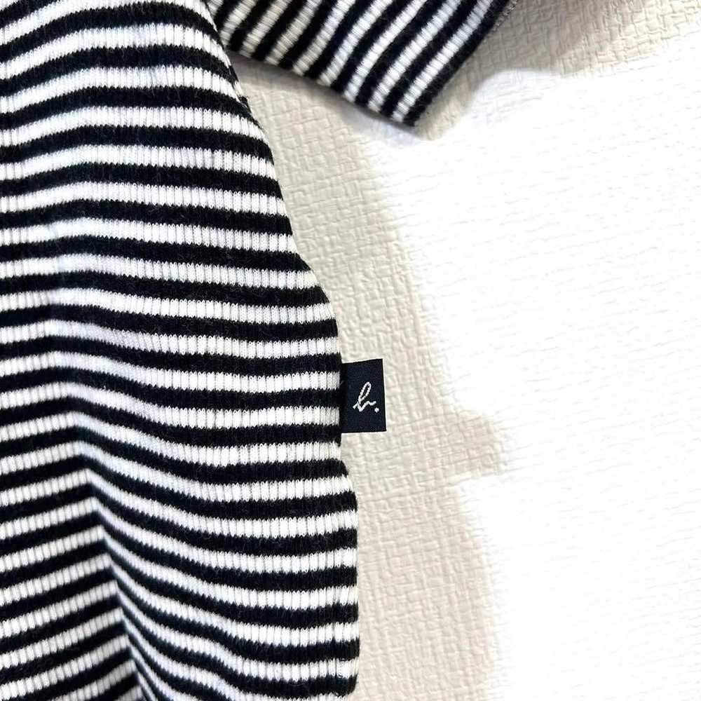 【Agnes B.】100% Cotton Short-Sleeve T-Shirt Border… - image 6