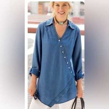 Soft Surroundings Washed Tencel Tunic - image 1