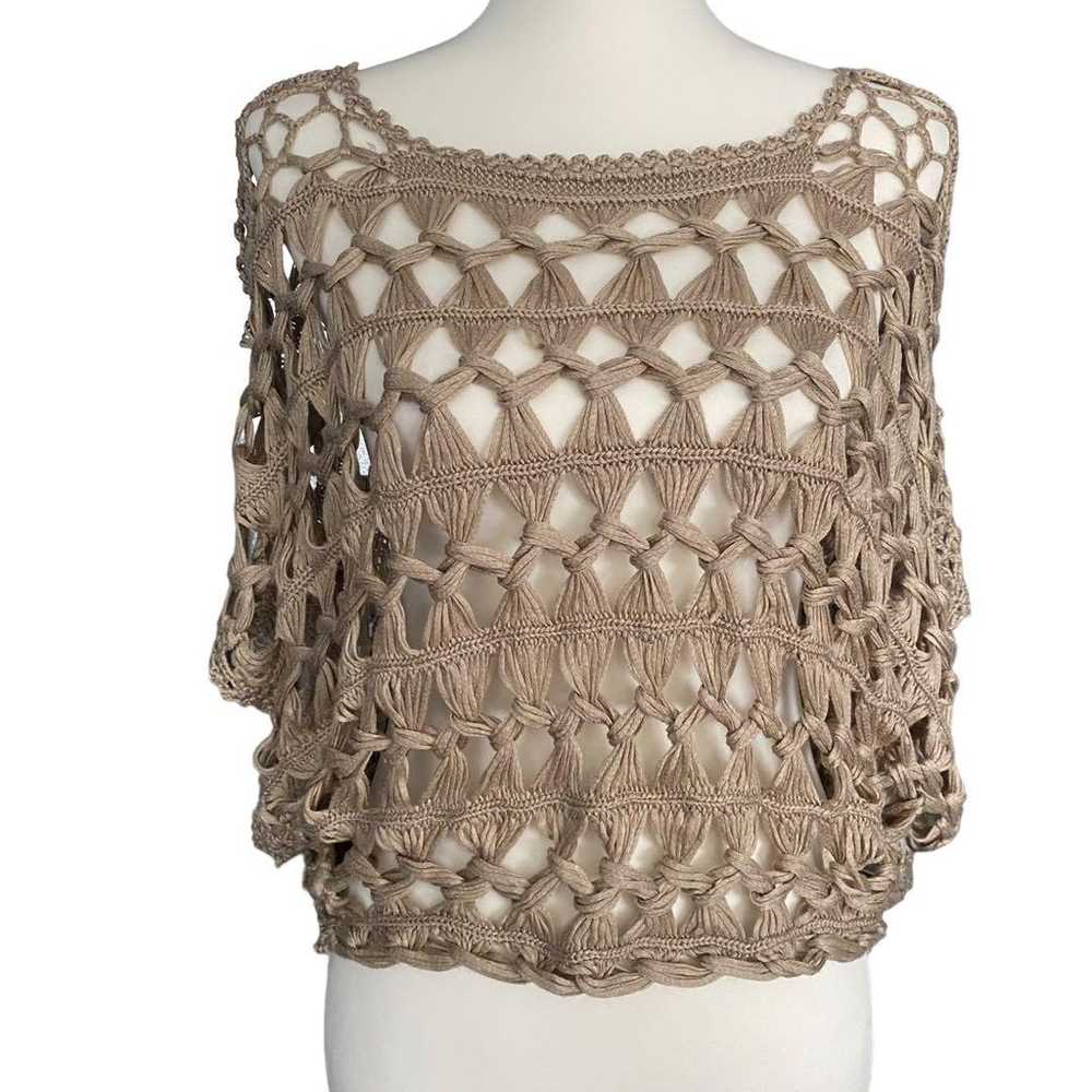 Dolman Sleeve Crochet Top Fairy Grunge Forest Gir… - image 3