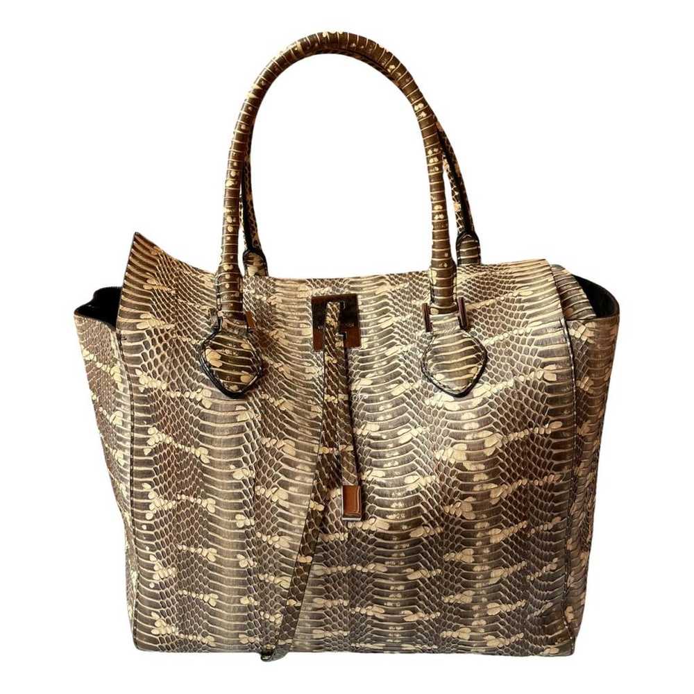 Michael Kors Miranda python handbag - image 1