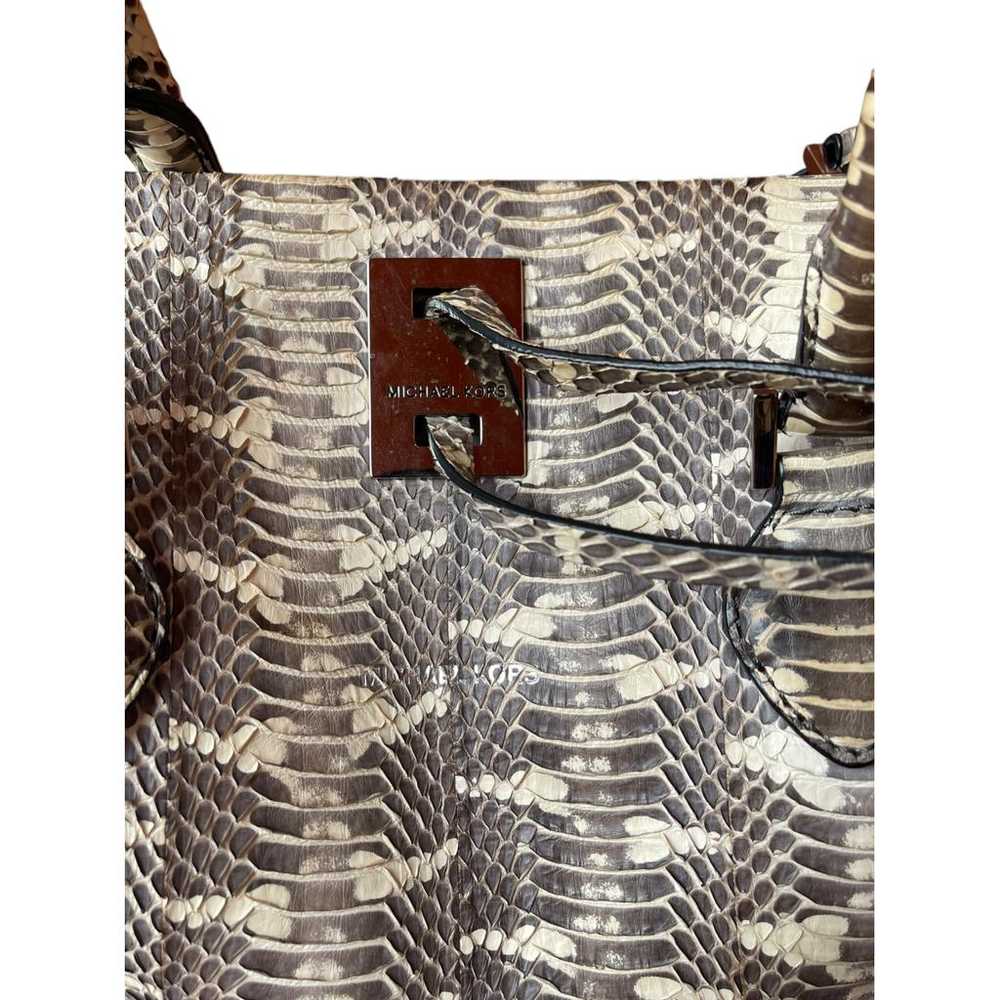 Michael Kors Miranda python handbag - image 3