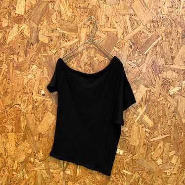 MOUSSY Short Sleeve Cut and Sewn Asymmetrical Rayo