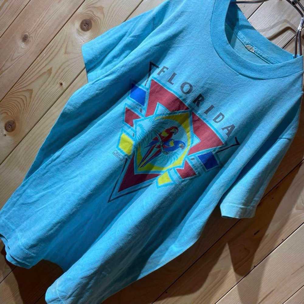 AE5987 80's 90's Vintage US Short Sleeve T-Shirt … - image 3