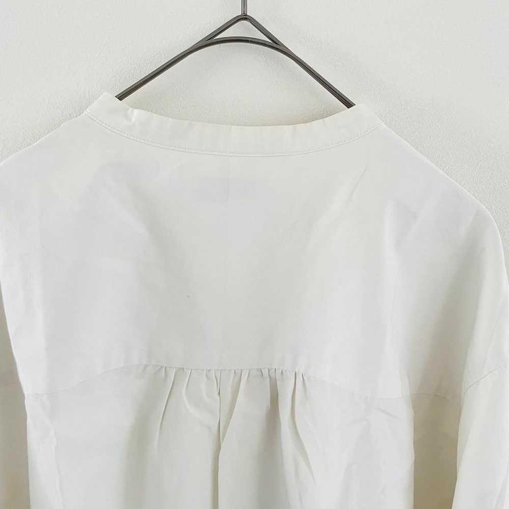 Afternoon Tea WARDROBE Shirt [F] Band Collar Natu… - image 8