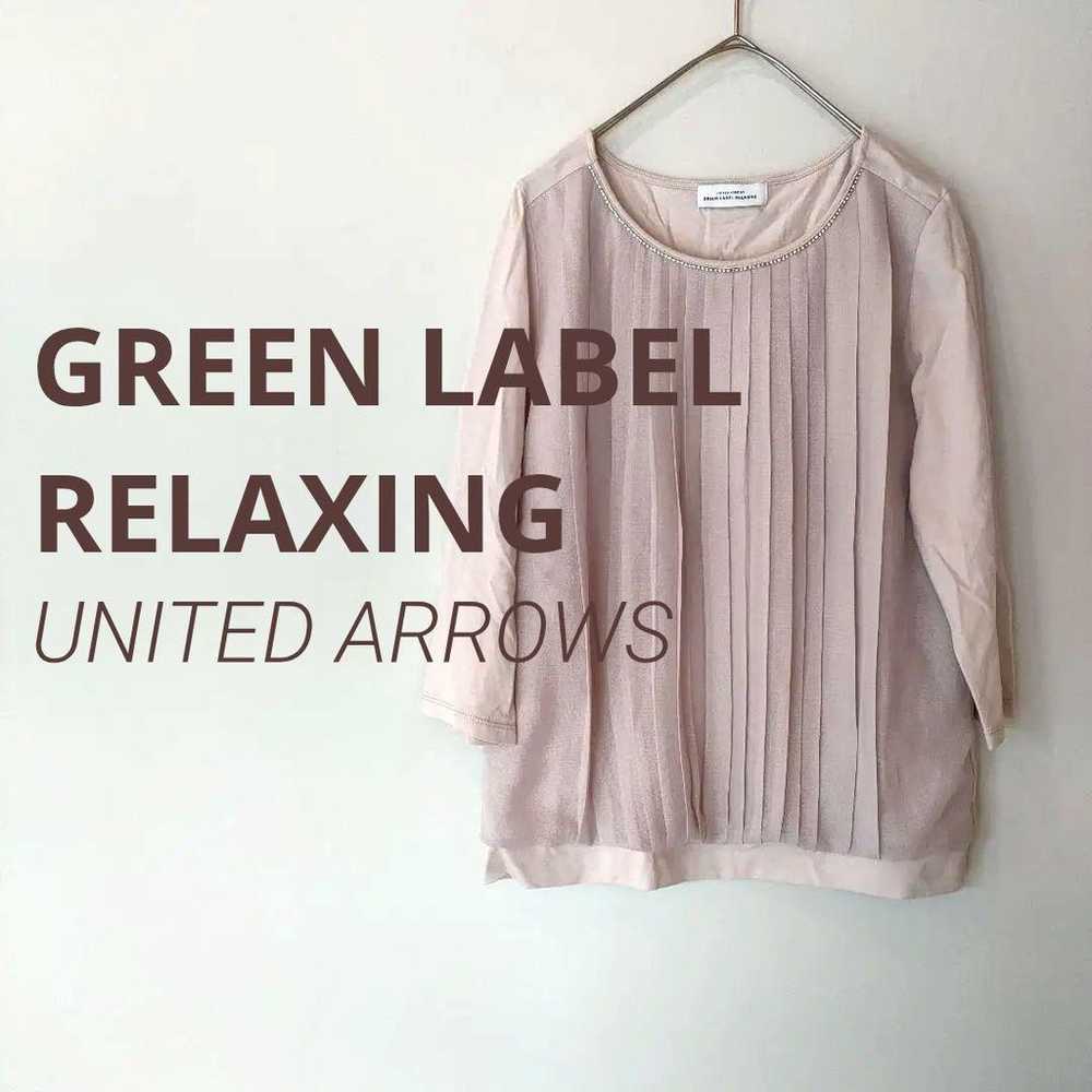 Green Label Relaxing blouse, 3/4 sleeves, pink - image 1