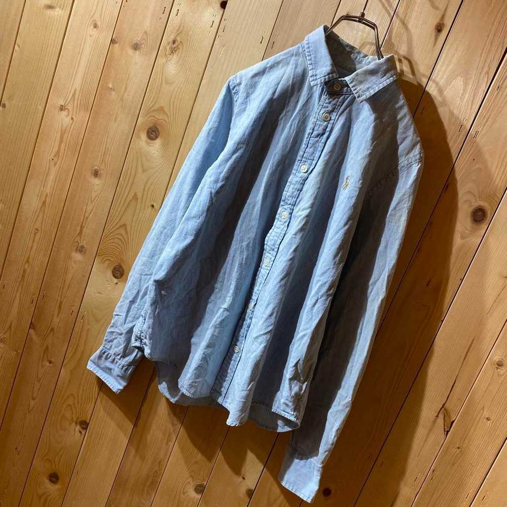 ss3278 Polo Ralph Lauren long-sleeve denim shirt … - image 2