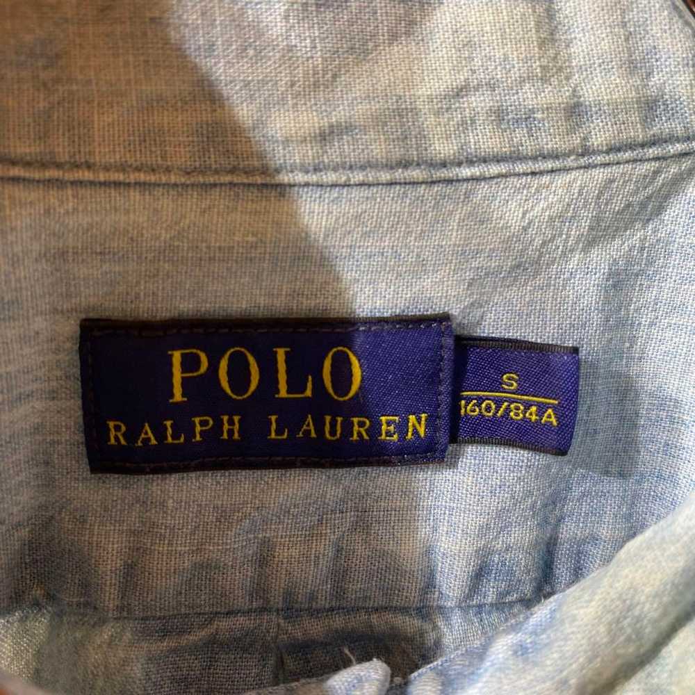 ss3278 Polo Ralph Lauren long-sleeve denim shirt … - image 5