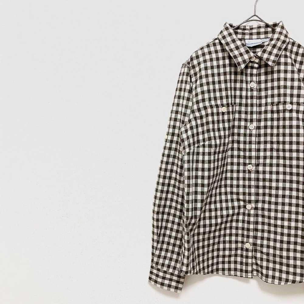 Columbia long-sleeve checkered shirt M bicolor - image 1