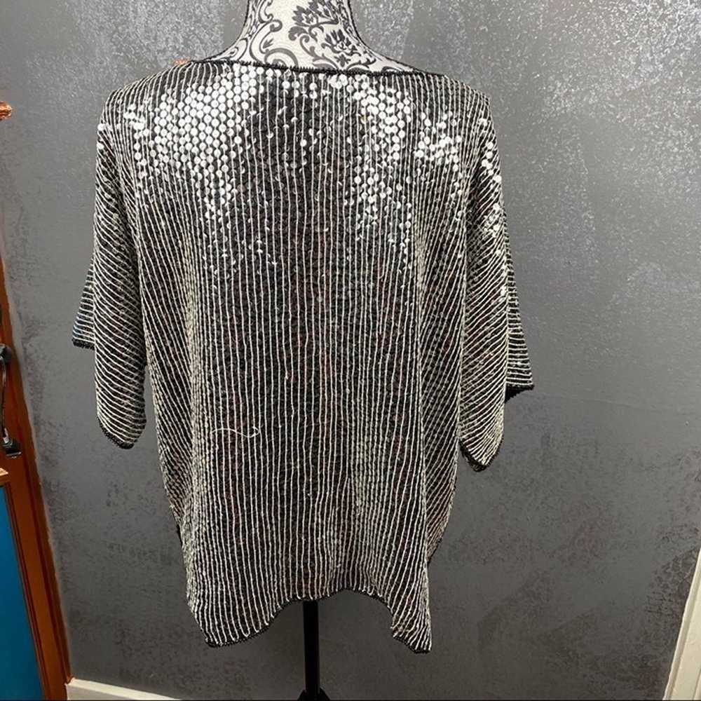 Vintage Mark & John II sequin beaded evening shirt - image 12