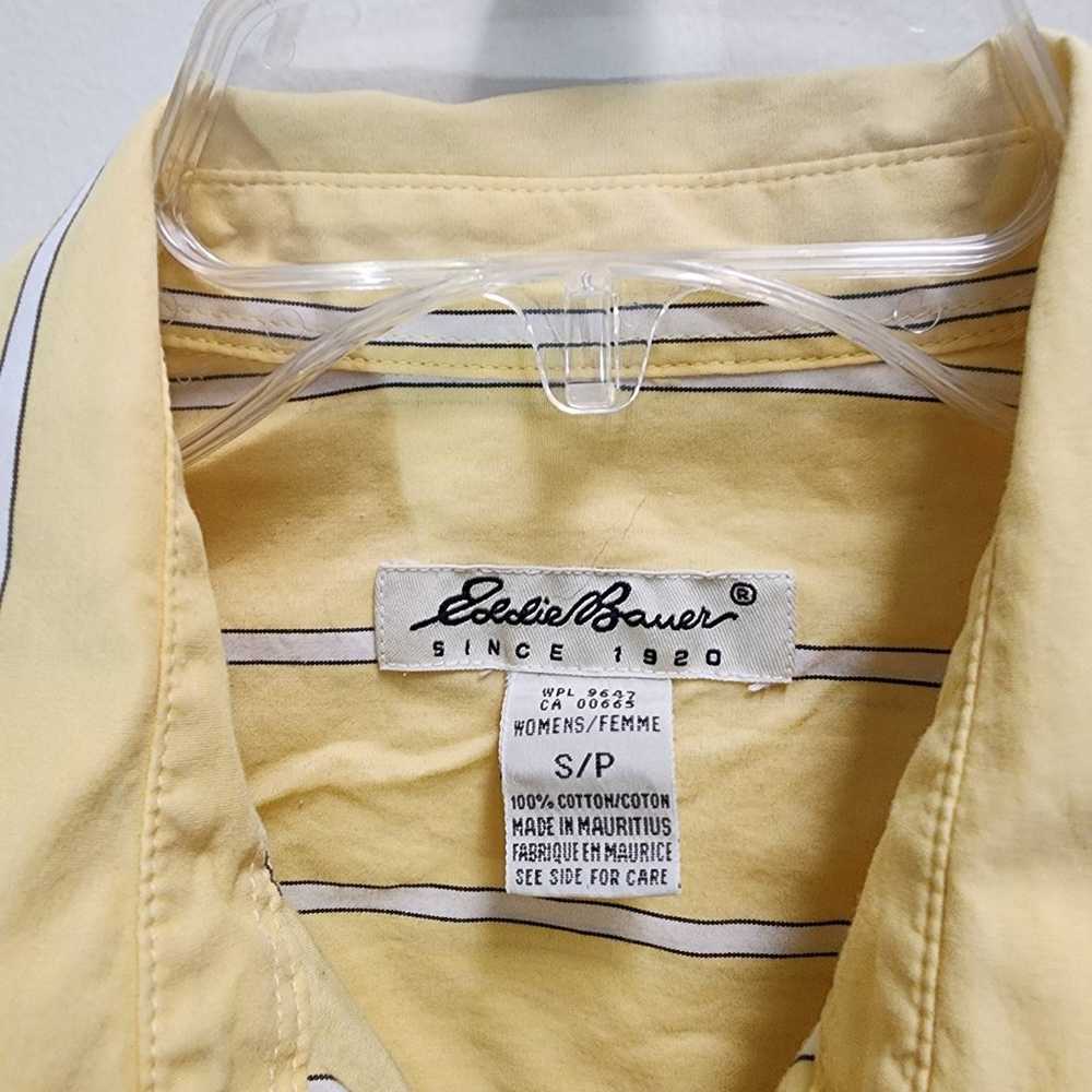 Vintage Eddie Bauer Yellow and White and Black St… - image 3