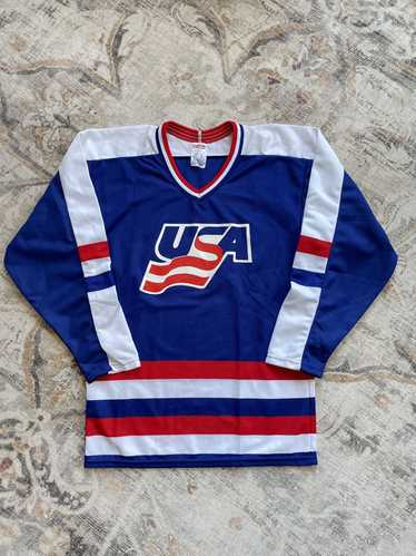 Hockey Jersey × Usa Olympics × Vintage Vintage 90s