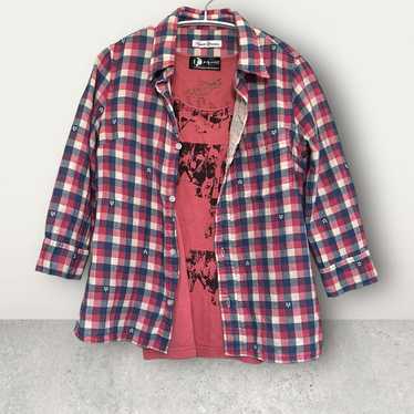 hysteric glamour Double Gauze Shirt & T-shirt Set - image 1